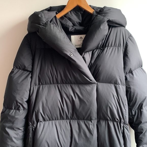 SOLD Babaton The Duvet Puffer Mid 700 Down-Filled Black Large - Picture 2 of 16